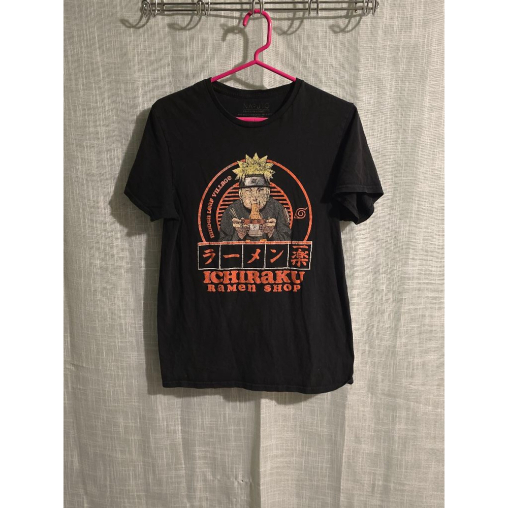 Men's‎ Naruto T-Shirt, Size S, Black